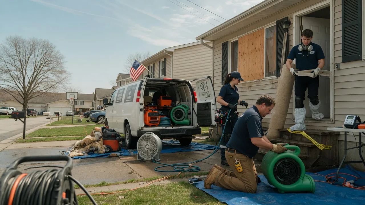 Water Damage Restoration in West Lafayette, IN near me